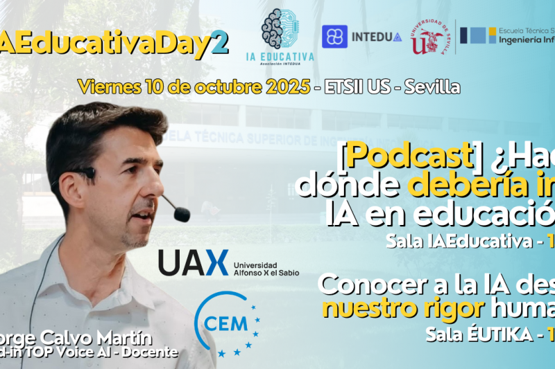 Jorge Calvo Martín se une al #IAEducativaDay2