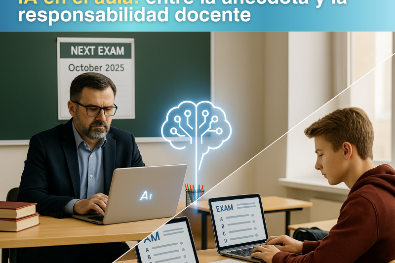 IA en el aula: entre la anécdota y la responsabilidad docente