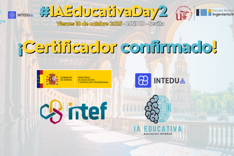 Aprobada la solicitud de reconocimiento del #IAEducativaDay2 por parte del Ministerio de Educación