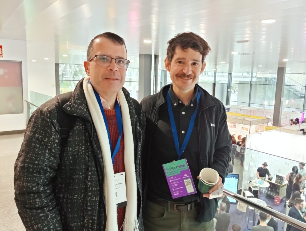 Conversando con Cristóbal Cobo durante el Edtech Congress BCN (04/02/2026).