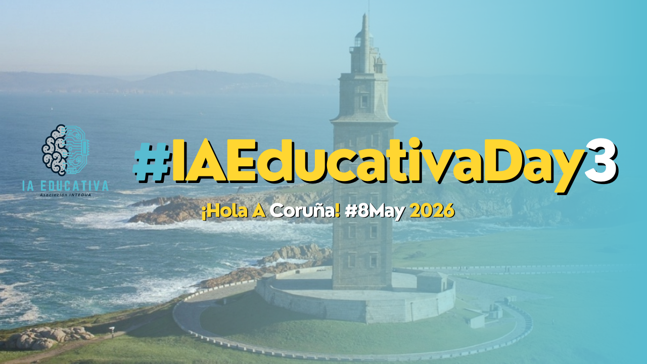 Cartel IAEducativaDay3 A Coruña 8 de Mayo
